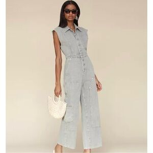 Avec Les Filles denim Jumpsuit